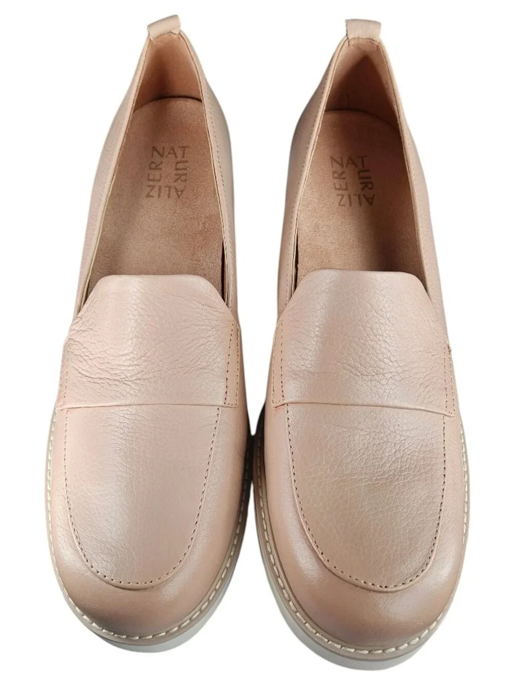 Naturalizer Darry Leather Chunky Lug Sole Loafer 9.5M, 90s Inspired, Preppy, NWT